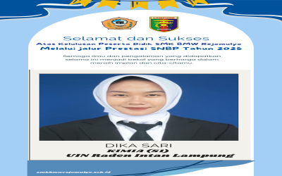 Peserta Didik SMK BMW Rejomulyo lulus SNBP