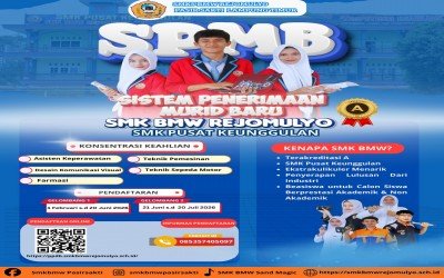 SISTEM PENERIMAAN MURID BARU (SPMB) SMK BMW REJOMULYO TAHUN 2026/2027